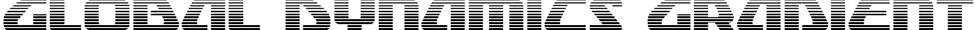 Global Dynamics Gradient font - Global Dynamics Gradient.ttf