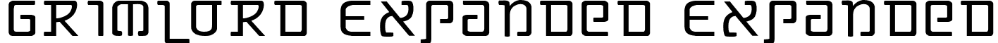 Grimlord Expanded Expanded font - Grimlord Expanded Expanded.ttf