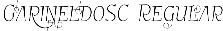 GarineldoSC Regular font - GarineldoSC Regular.otf