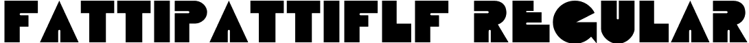 FattiPattiFLF Regular font - FattiPatti FLF.ttf