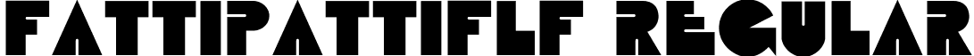 FattiPattiFLF Regular font - FattiPattiFLF.ttf