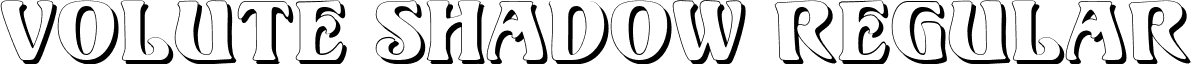 Volute Shadow Regular font - Volute Shadow.ttf