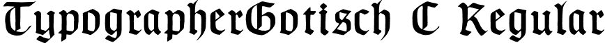 TypographerGotisch C Regular font - TypographerGotisch C.otf