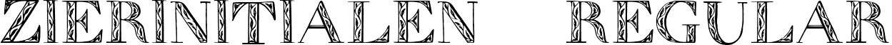 Zierinitialen 1 Regular font - Zierinitialen 1.ttf