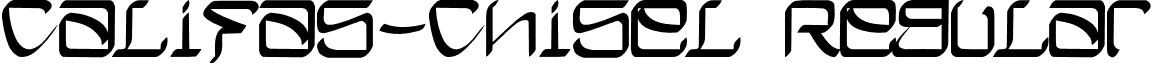 Califas-Chisel Regular font - CalifasChisel_FREE.otf