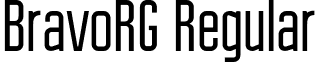 BravoRG Regular font - Bravo RG.otf