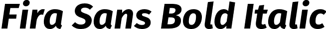 Fira Sans Bold Italic font - Fira Sans Bold Italic.otf