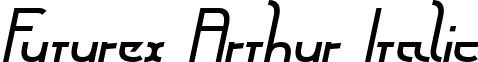 Futurex Arthur Italic font - Futurex Arthur Italic.ttf