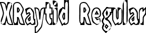 XRaytid Regular font - XRaytid Regular.ttf