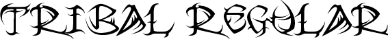 Tribal Regular font - Tribal Regular.ttf