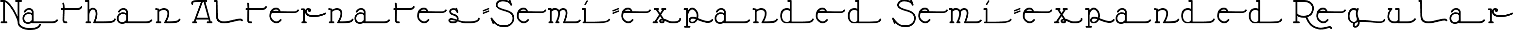 Nathan Alternates-Semi-expanded Semi-expanded Regular font - Nathan Alternates-Semi-expanded Semi-expanded.ttf