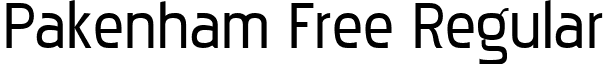 Pakenham Free Regular font - pakenham_free.ttf