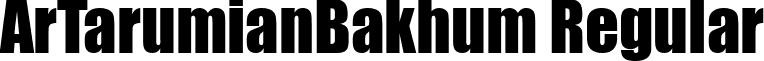 ArTarumianBakhum Regular font - ArTarumianBakhum Regular.ttf