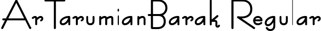 ArTarumianBarak Regular font - ArTarumianBarak Regular.ttf