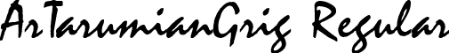 ArTarumianGrig Regular font - ArTarumianGrig Regular.ttf