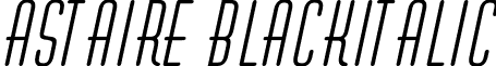 Astaire BlackItalic font - Astaire BlackItalic.ttf