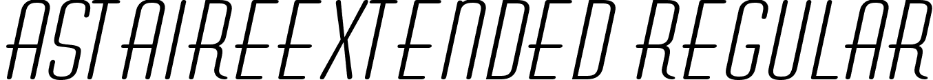 AstaireExtended Regular font - astaireextended-italic.ttf