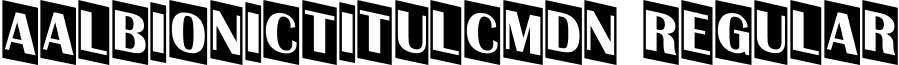 aAlbionicTitulCmDn Regular font - a_AlbionicTitulCmDn Regular.ttf