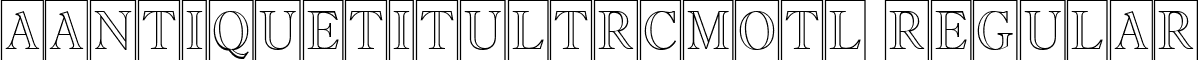 aAntiqueTitulTrCmOtl Regular font - a_AntiqueTitulTrCmOtl Regular.ttf