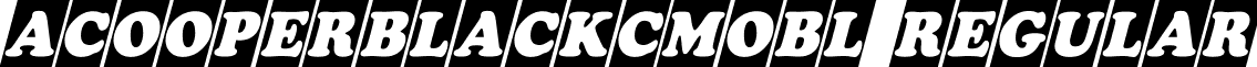 aCooperBlackCmObl Regular font - a_CooperBlackCmObl Regular.ttf