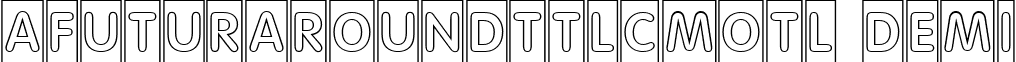 aFuturaRoundTtlCmOtl Demi font - a_FuturaRoundTtlCmOtl Demi.ttf