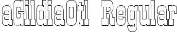 aGildiaOtl Regular font - a_GildiaOtl Regular.ttf