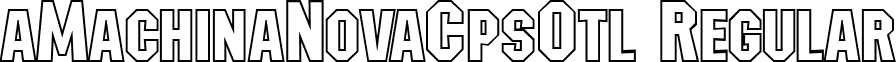 aMachinaNovaCpsOtl Regular font - a_MachinaNovaCpsOtl Regular.ttf