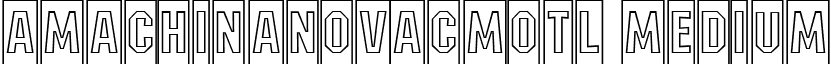 aMachinaNovaCmOtl Medium font - a_MachinaNovaCmOtl Medium.ttf