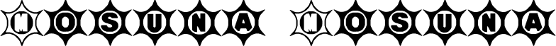 Mosuna Mosuna font - Mosuna Mosuna.ttf