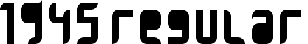 1945 Regular font - 1945.ttf