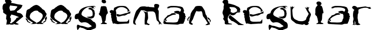 Boogieman Regular font - Boogieman.ttf