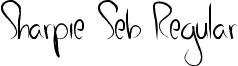 Sharpie Seb Regular font - sharpie_seb.ttf