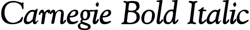 Carnegie Bold Italic font - Carnegie Bold Italic.ttf