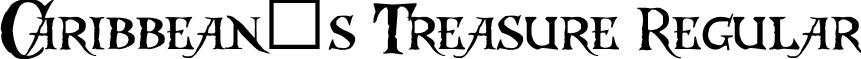 Caribbean's Treasure Regular font - Caribbean's Treasure Regular.ttf