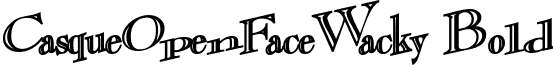 CasqueOpenFaceWacky Bold font - CasqueOpenFaceWacky Bold.ttf