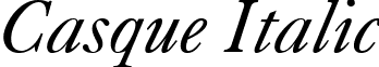 Casque Italic font - casqueitalic.ttf