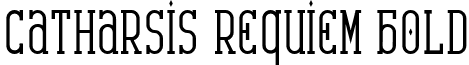 Catharsis Requiem Bold font - Catharsis Requiem Bold.ttf