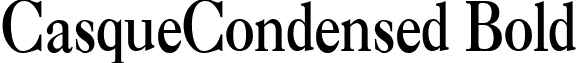 CasqueCondensed Bold font - CasqueCondensed Bold.ttf