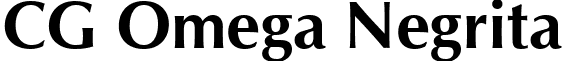 CG Omega Negrita font - CG Omega Negrita.ttf
