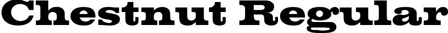 Chestnut Regular font - Chestnut Regular.ttf