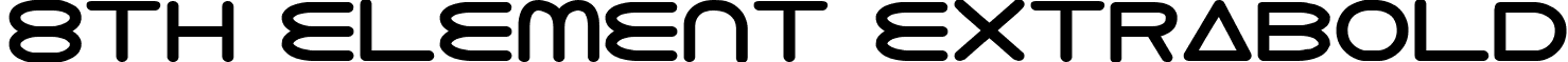 8th Element ExtraBold font - 8thelementb2.ttf