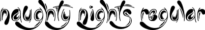 Naughty Nights Regular font - Naughty Nights.ttf