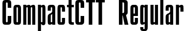 CompactCTT Regular font - CompactCTT Regular.ttf