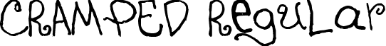 CRAMPED Regular font - CRAMPED Regular.ttf