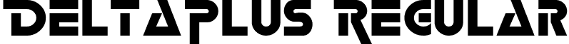 DeltaPlus Regular font - DeltaPlus Regular.ttf