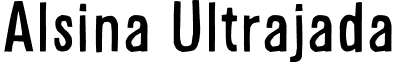 Alsina Ultrajada font - Alsina Ultrajada.TTF