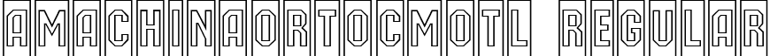 aMachinaOrtoCmOtl Regular font - a_MachinaOrtoCmOtl Regular.ttf