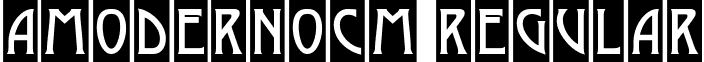 aModernoCm Regular font - a_ModernoCm Regular.ttf