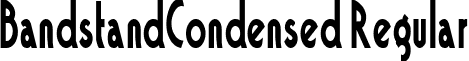 BandstandCondensed Regular font - BandstandCondensed Regular.ttf