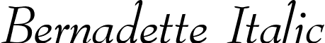 Bernadette Italic font - Bernadette Italic.ttf